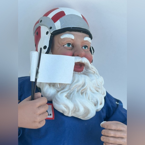 Vintage Holiday Time Aviator Santa Claus Figurine Pilot Christmas Decor wi Tags - Picture 8 of 10